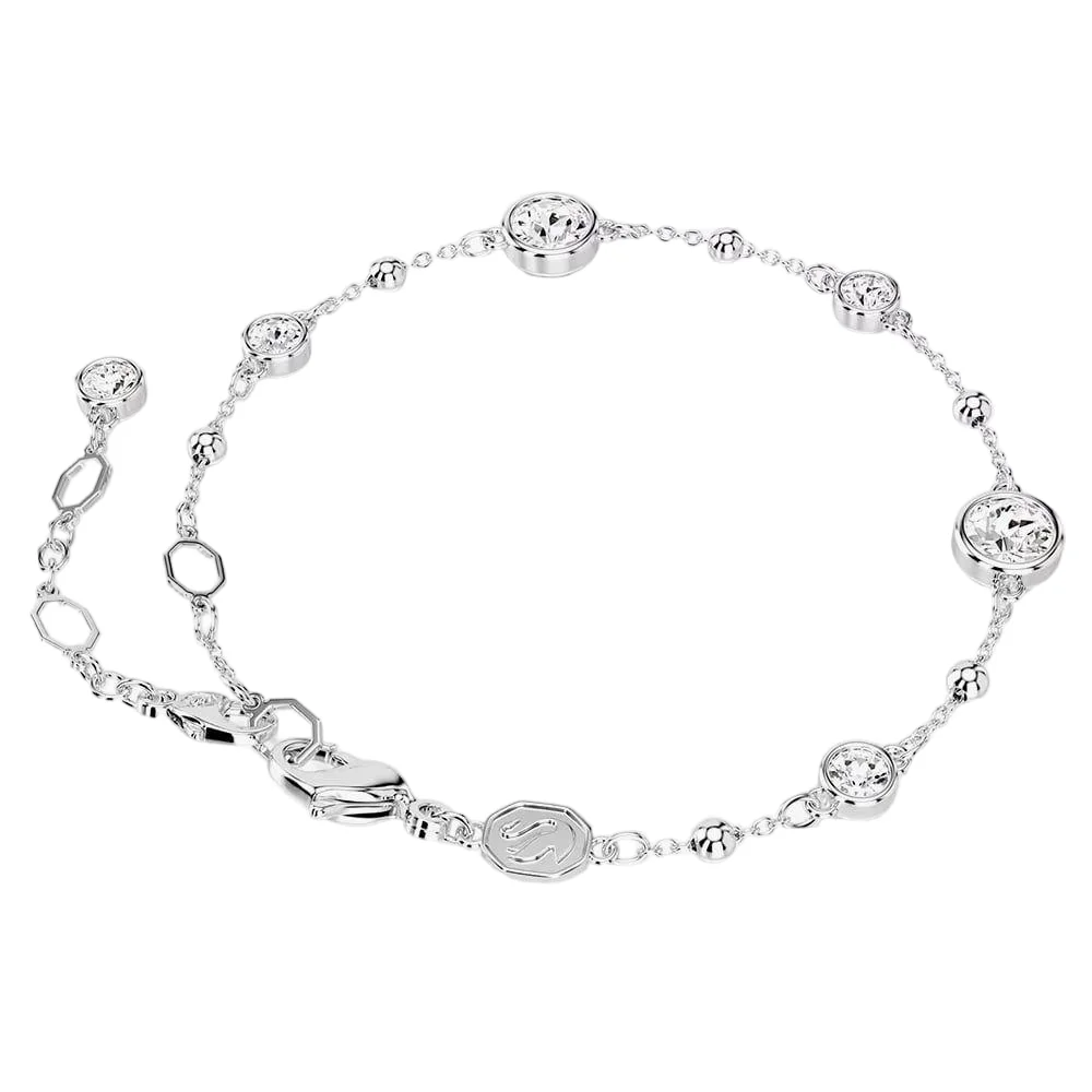 FASHIONISTA Sophisticated Luxury Women's Copper Bangle with Zircon Exquisite Vintage Outline Design Stylish Ornament for Gift Occasions