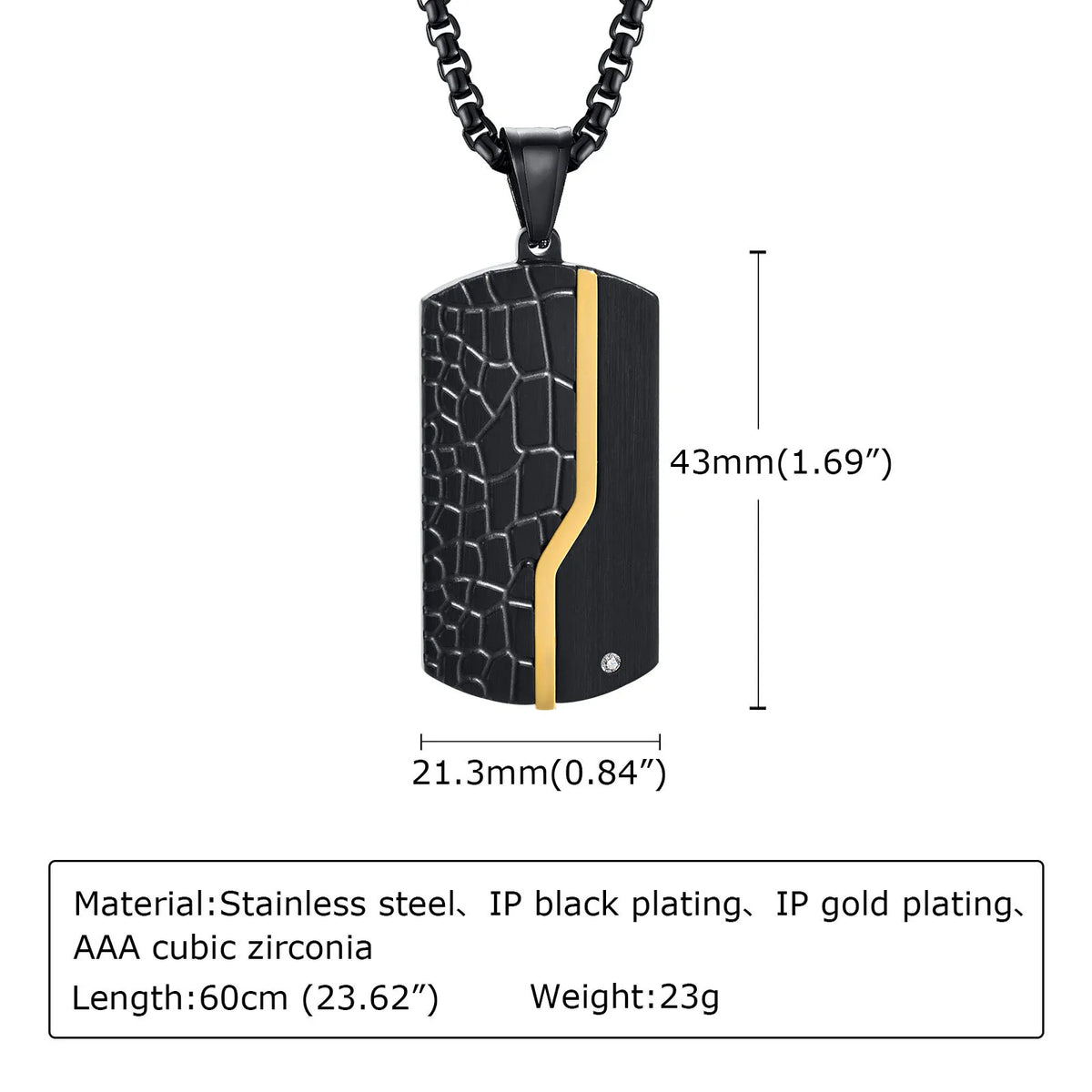 REBEL Chrome Titanium Steel Black Tag Stainless Steel White Zircon Dog Tag Pendant Necklace for Man Customized logo Heart Jewelry