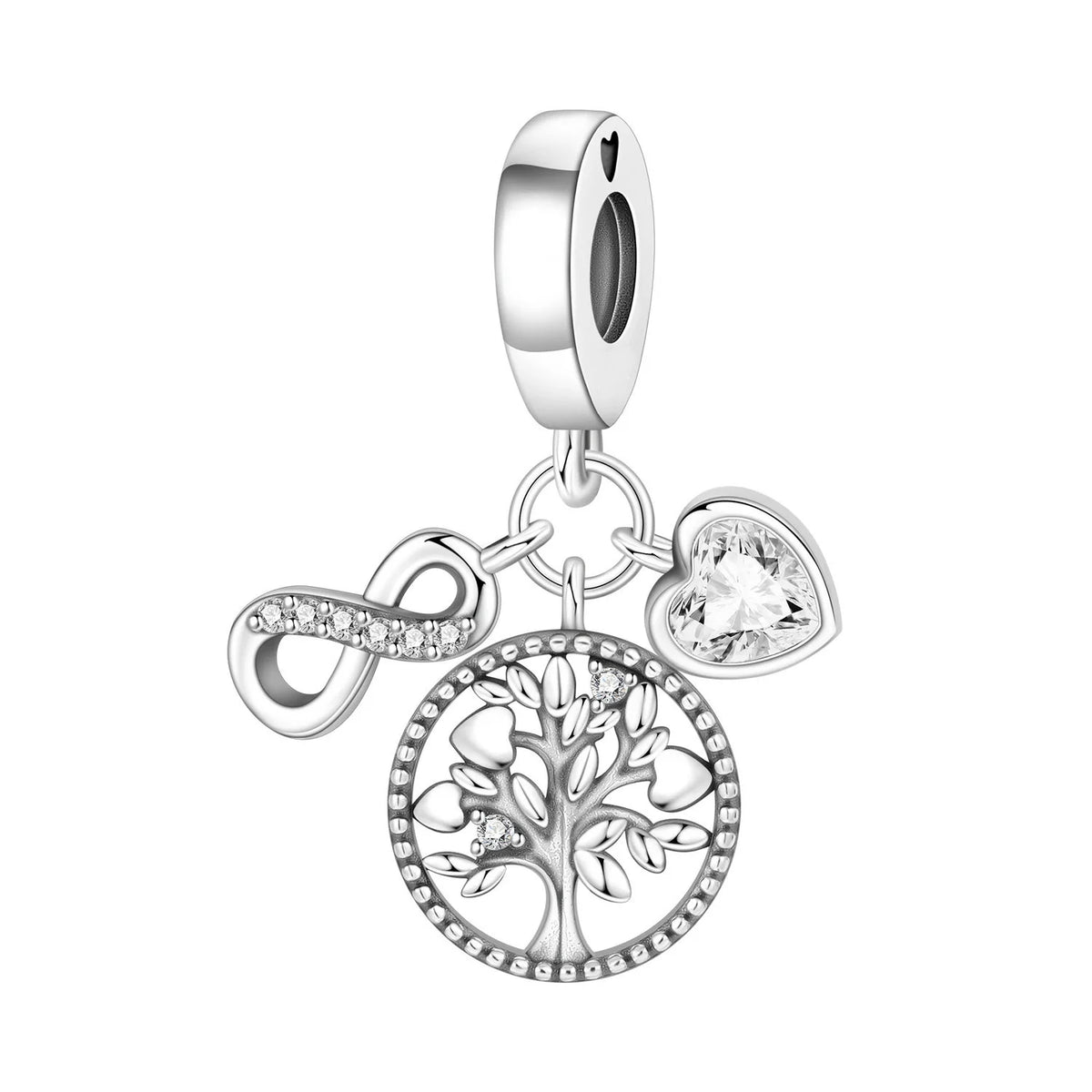 S&S Love-Themed Charm Pendant Collection | Silver Plated Alloy | 16 Designs | Bracelet & Necklace Charms | S&S Collection