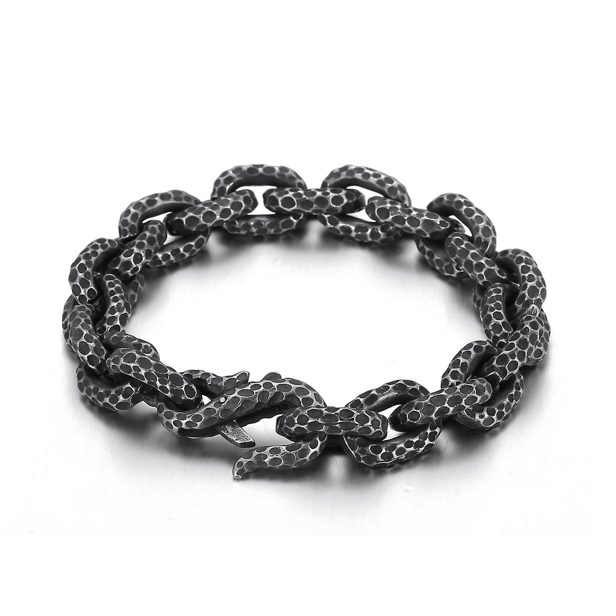 VIKING Punk Charm Bracelet – Stainless Steel Men's Bangle