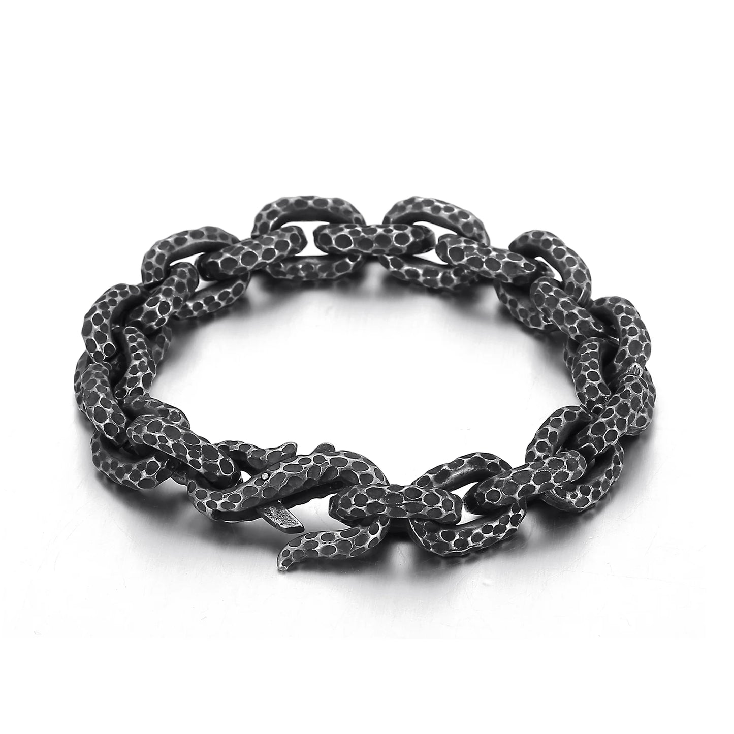 KALEN Personality Punk Bracelets Bangles Men Charm Stainless Steel Bracelet Jewelry