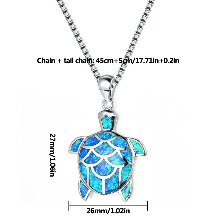 Aobao Luxury Opal Necklace with Gold Plated Copper Construction