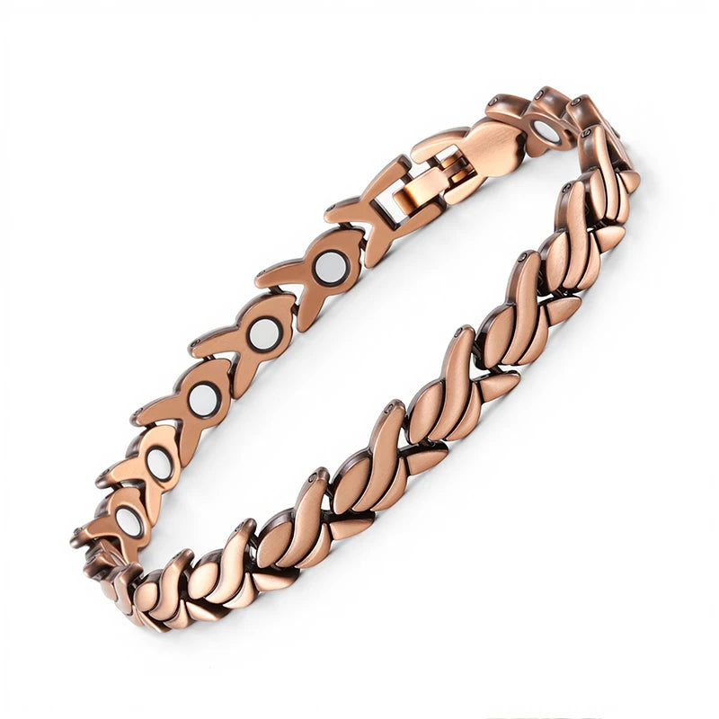 NewLife - Magnetic Fish Pattern Zinc Alloy Chain Bracelet