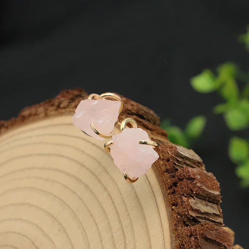 Wholesale Minimalist Turquoise Paw Natural Stone Crystal  Modern Women's Designer Earrings Fashion Luxury Earrings Jewelry