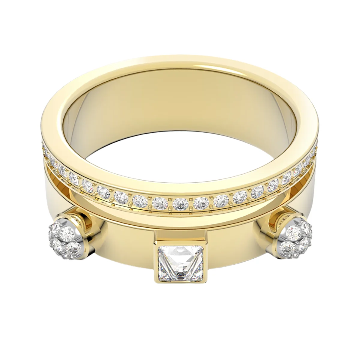 S&S Chic Upscale Ring, Minimalist Luxury Design, Matches Perfectly with Dresses and Formal Attire