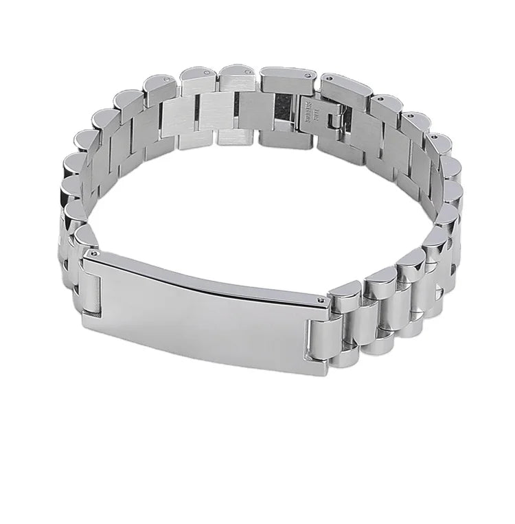 NEWLiFE REBEL Cadence Path Bracelet in Stainless Steel