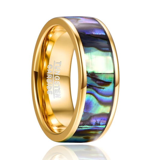 NEWLiFE REBEL Gesture Edge 8mm Ring in Tungsten