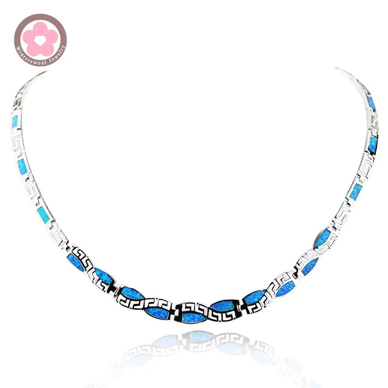 Minimalist Pendant Necklace Unisex TikTok Trendy Statement Jewelry Gold Plated Copper Alloy Opal Natural Birthstone July Direct