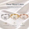Gemfiori Messi Jewelry 10k 14k 18K White Gold Classic Designs Claw Setting Women 1CT 2CT 3CT Round Oval Pear IGI Lab Grown Diamond Ring