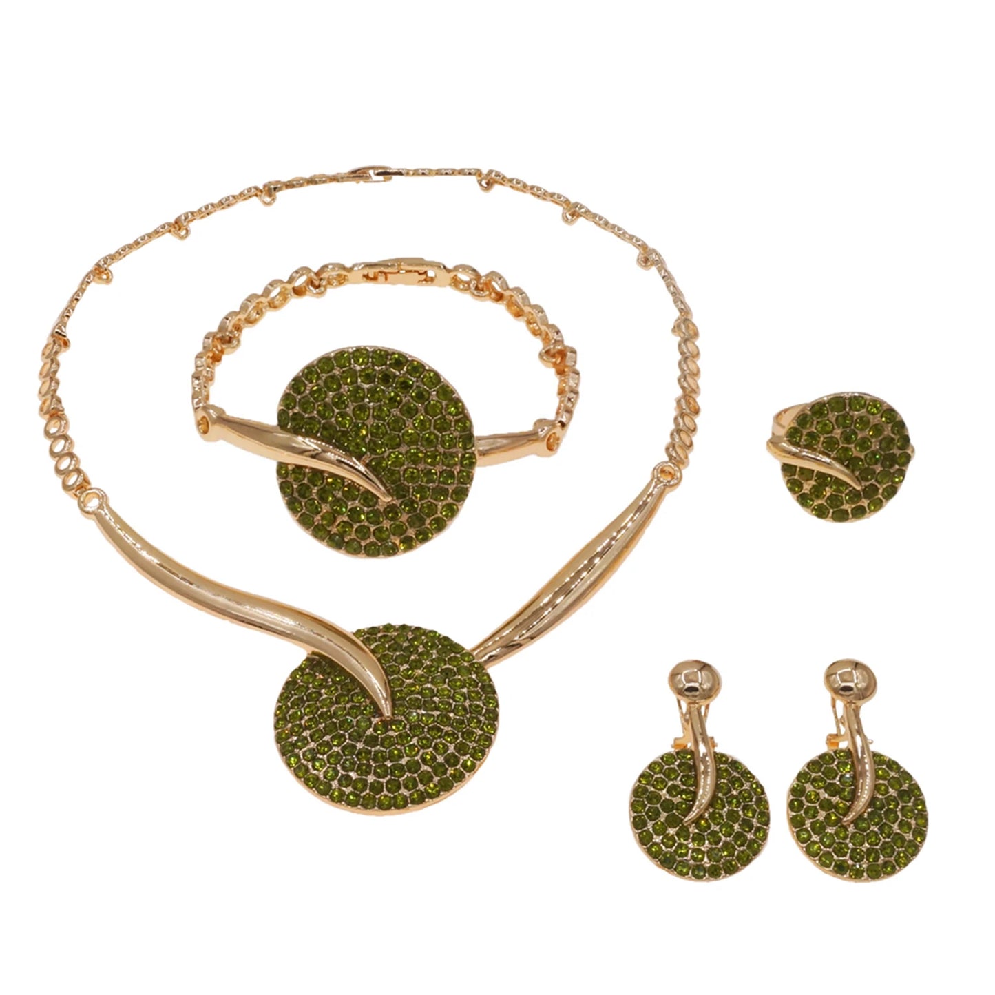 Zhuerrui Available Pendant Gold Jewelry Sets Favors Two Color Bead Necklace Jewelry Set High-end Woman Birthday Gifts HC23196