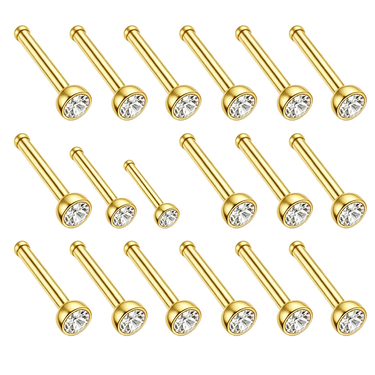 S&S Titanium Zircon & Opal Labret Stud – Collection
