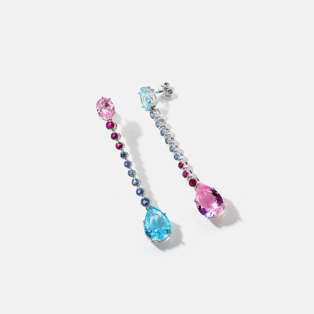 MUSHAN Jewelry Factory 925 Sterling Silver Tassel Earrings and Pendants Women Light Luxury and High End Silver Jewelry