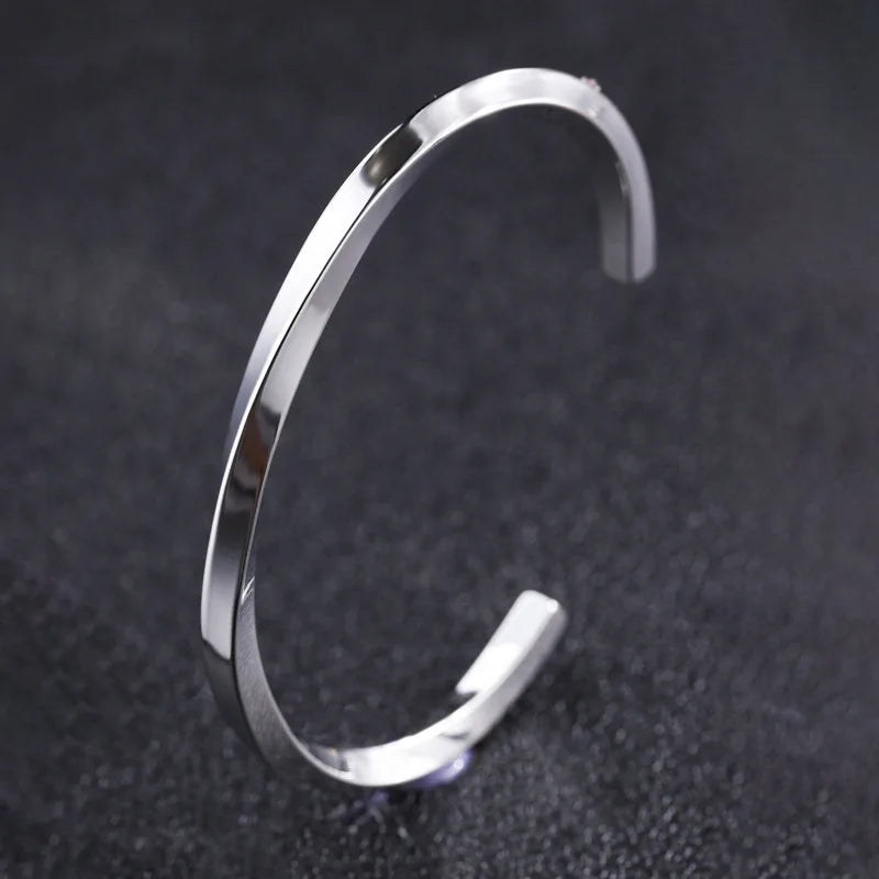 REBEL Stainless Inoxydable Stainless Steel 18K Gold Plated Roman Women Fashion Jewelry Bracelets Bangles
