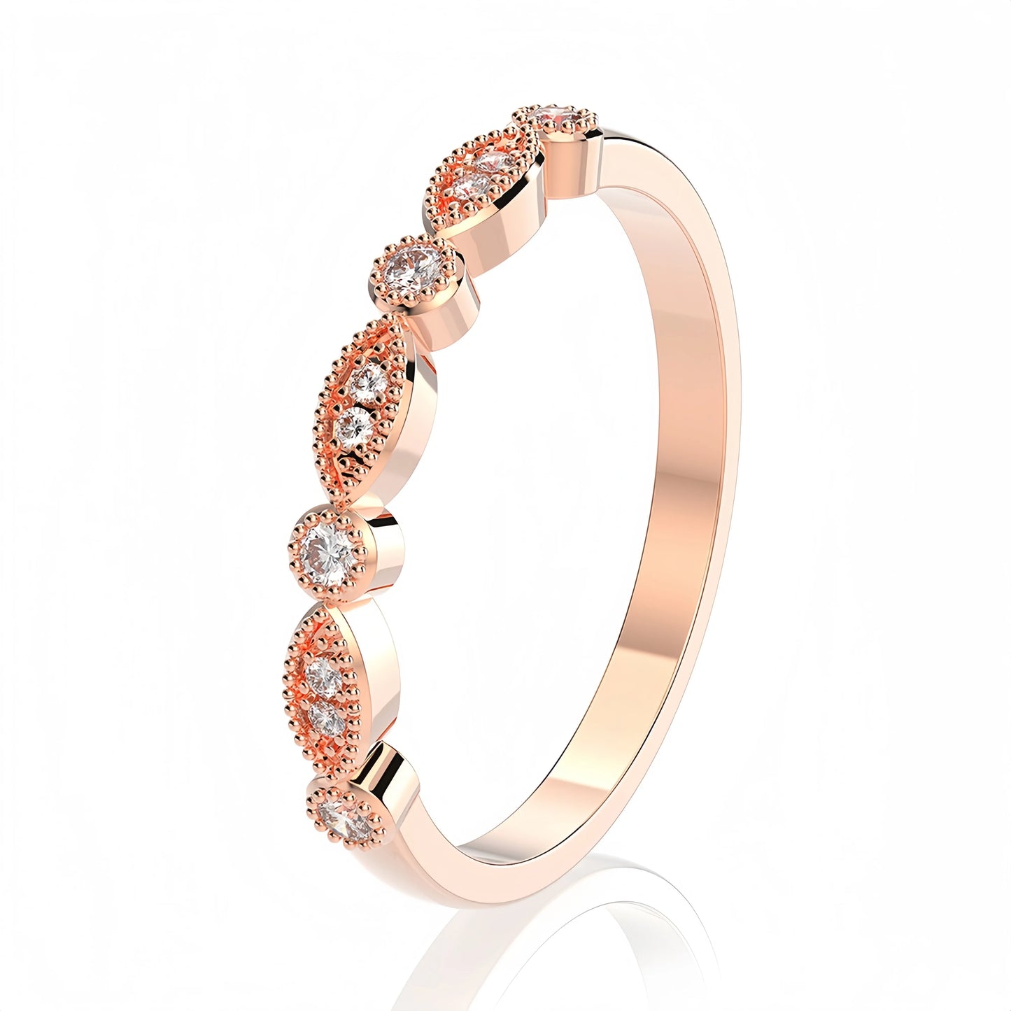 MUSHAN Jewelry Factory Oval Cut High Carbon Diamond 925 Sterling Silver Stackable Rings Engagement Wedding Bands Fine Ring Set