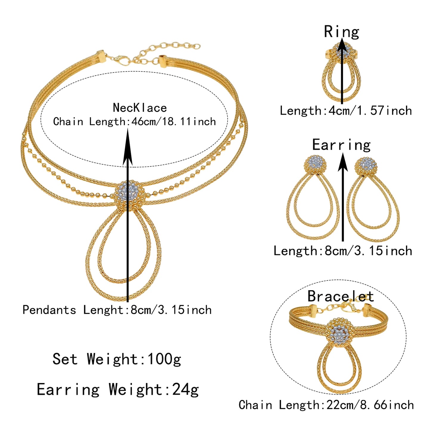 Zhuerrui Italiano Gold Designs Women Jewellery Set Party Fine Costume Jewelry Set Luxury Big Necklace Jewellery Sets X0004030
