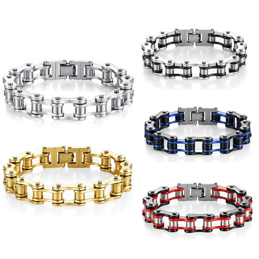 NEWLiFE REBEL Landmark Passage Cross Bracelet in Stainless Steel