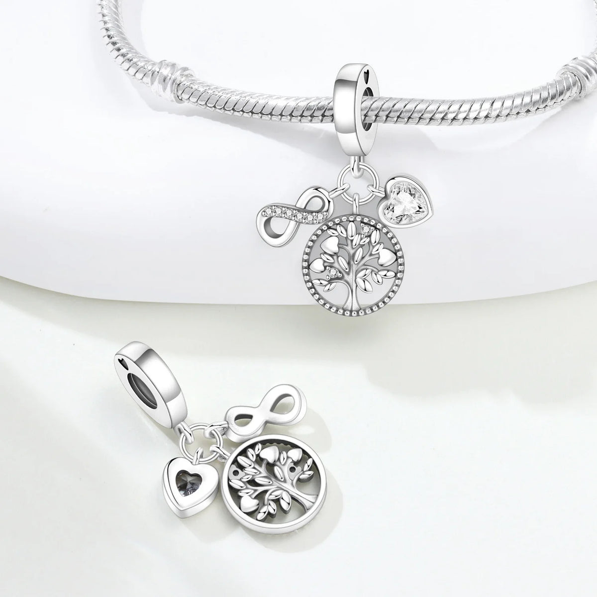 S&S Love-Themed Charm Pendant Collection | Silver Plated Alloy | 16 Designs | Bracelet & Necklace Charms | S&S Collection