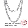 BiG-BOSS Fast Shipping SC Cable Figaro Rope Paperclip Cuban Curb Link Chains Necklace Fine Jewelry 925 Silver Chains for Men Women