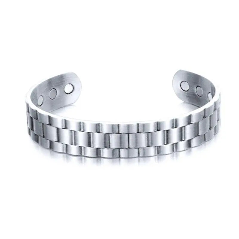 New Arrivals Wristband Copper Bracelets for Men Women Open Energy Magnetic Therapy Bangle Bracelet