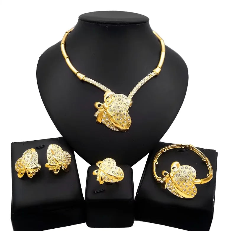 Zhuerrui Women Wedding Party Nigerian Jewellery Sets Bridal Luxury Jewelry Set Italian Silver Color Jewelry Sets HC10024