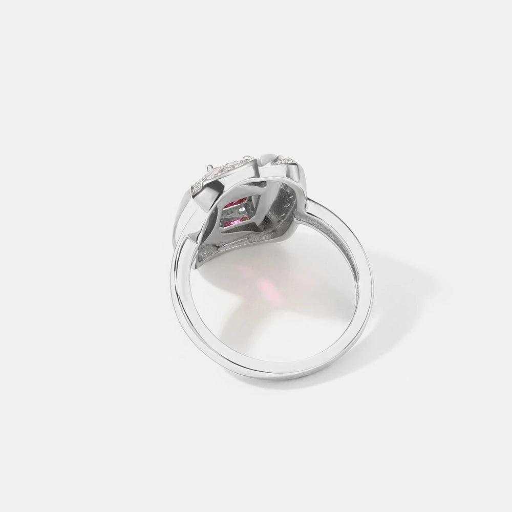 MuShan Jewelry Factory S925 Sterling Silver Ring CrossBorder Bestseller From Europe and America Is Niche and Versatile Accessory