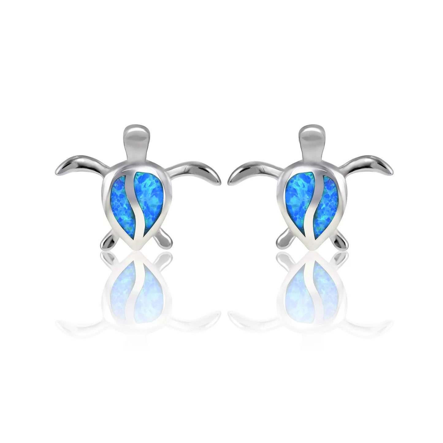 Aobao Water Drop-shaped Alloy Sea Turtle Earrings