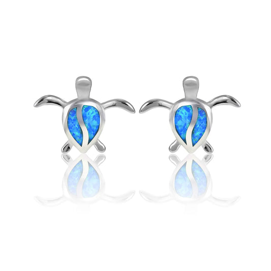 Aobao Water Drop-shaped Alloy Sea Turtle Earrings