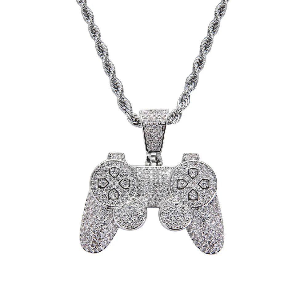 NEWLiFE BiG-BOSS 3mm Rope Moissanite Necklace in Stainless Steel | Designer Hip-Hop Jewellery