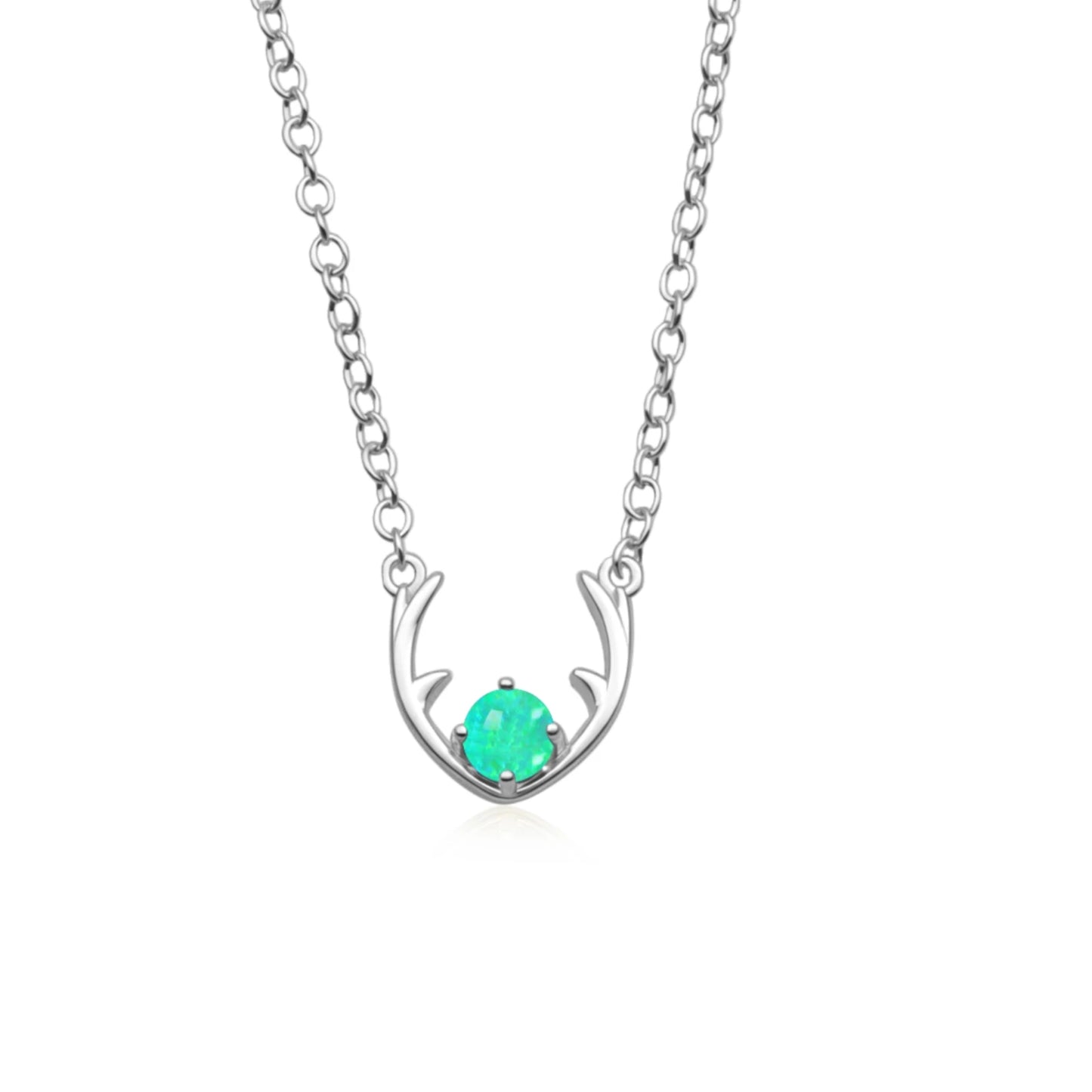 TikTok Viral Christian Starfish Opal Box Chain Necklace | Blue Coastal Jewelry-Gift Trendy Bulk Supply