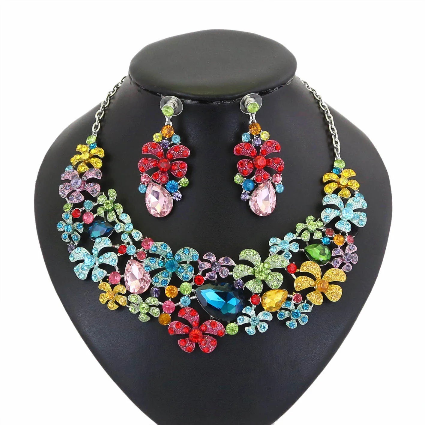 Zhuerrui Luxury Women's Necklace Jewelry Set Cubic Zircon Dubai Classic Elegant Style Charm Bridal Accessories HG16062321