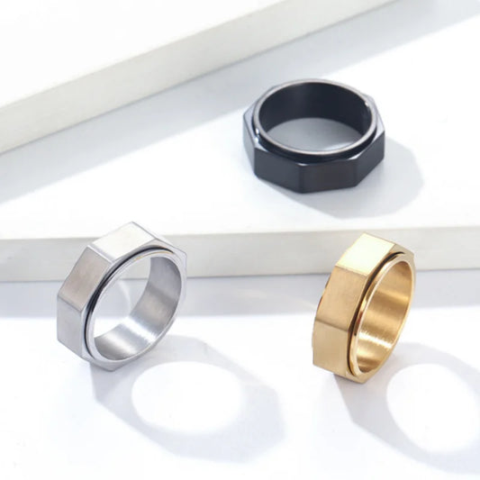 NEWLiFE REBEL Dusk Line Stainless Steel Ring