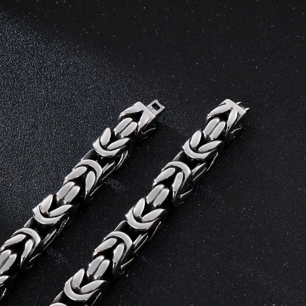 REBEL Hip-hop Charm Bracelet and Necklace Stainless Sets Men