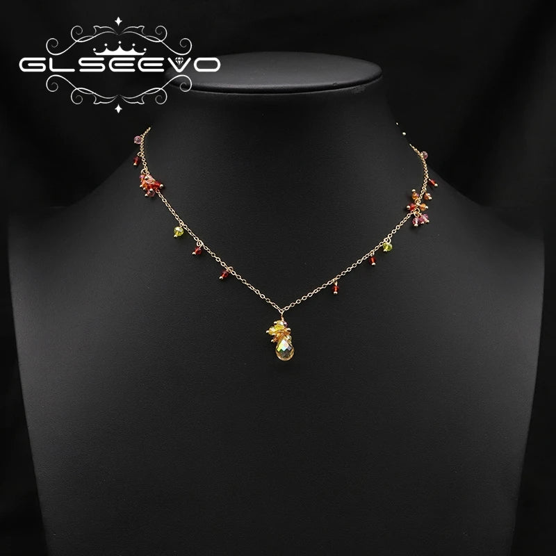 100% Natural Baroque Pearls Long Chain Pendant Necklace Trend Elegance Charm High Quality Jewelry Wholesale Customization