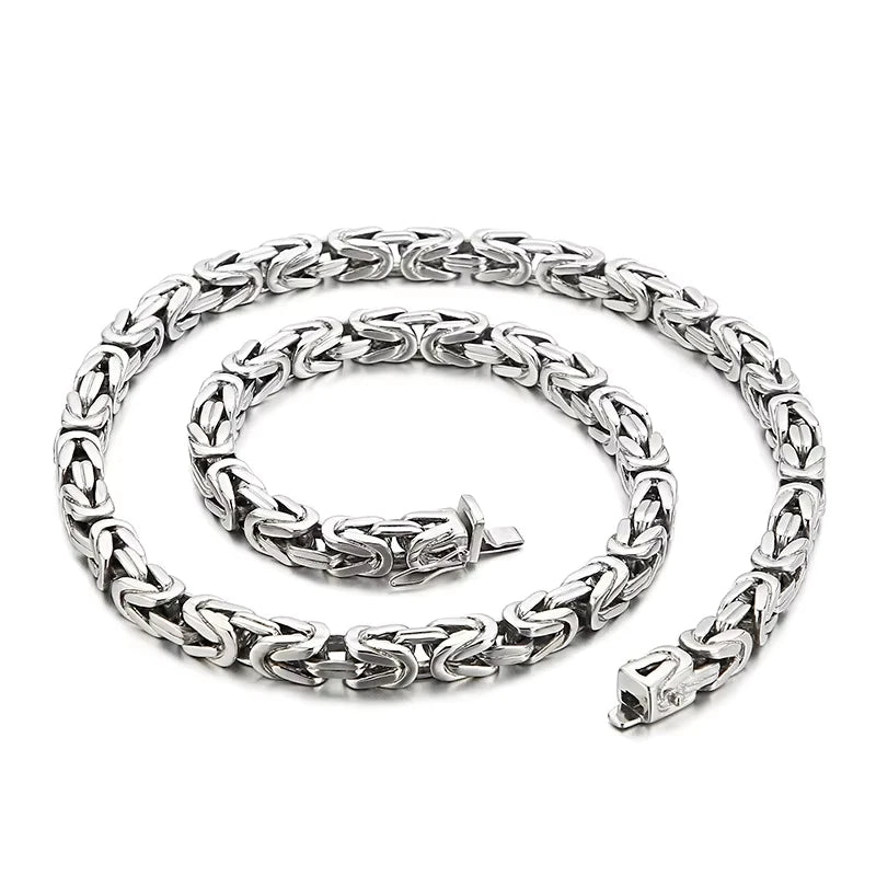 Men's Hip-hop Style Titanium Steel Double Row Chain Bracelet with Magnetic New Arrival Fashion Charm Bracelets