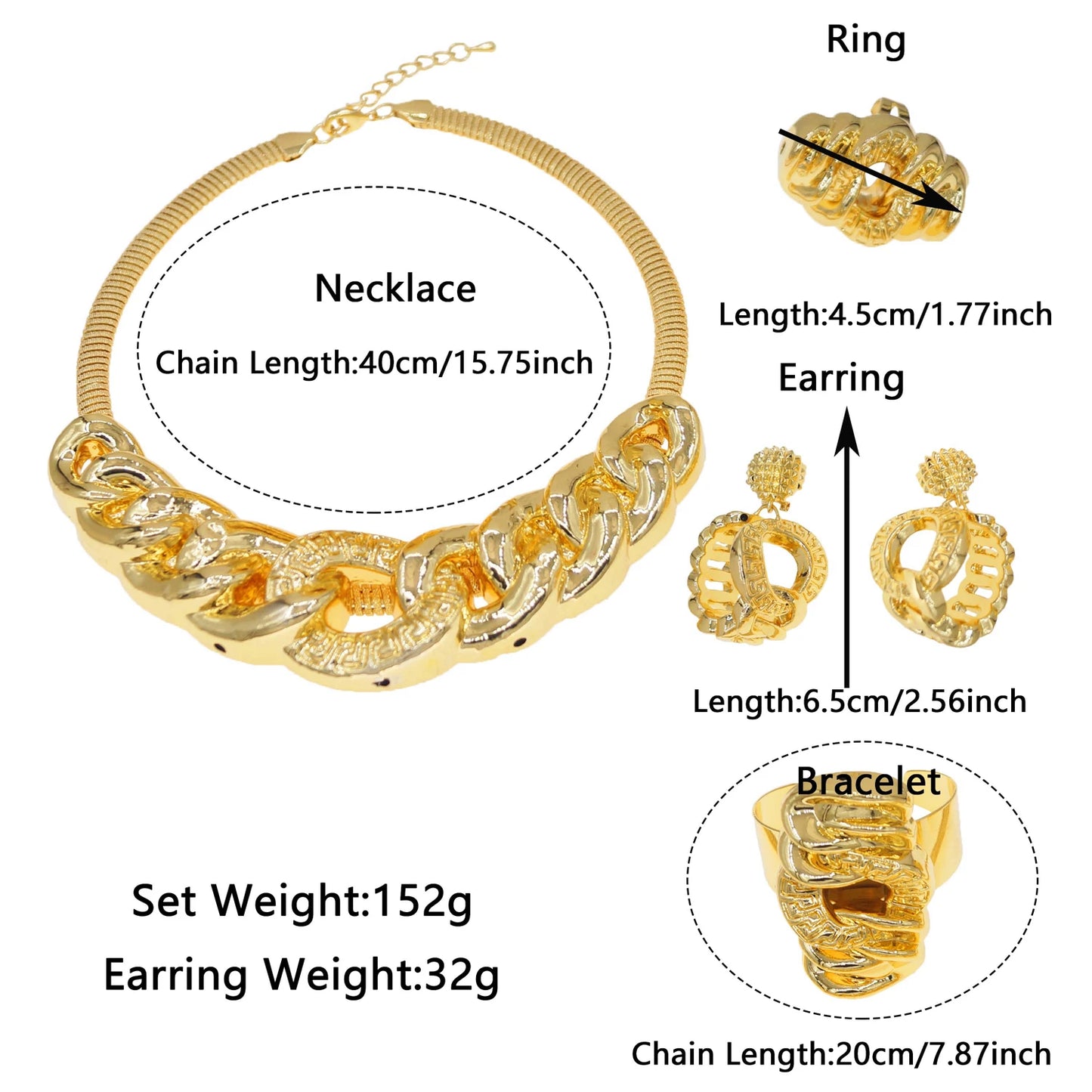 Zhuerrui New Fashion Women's Jewelry Set Luxury Exquisite Jewelry Nigeria Engagement Jewelry Charm Necklace BraceletHK00822