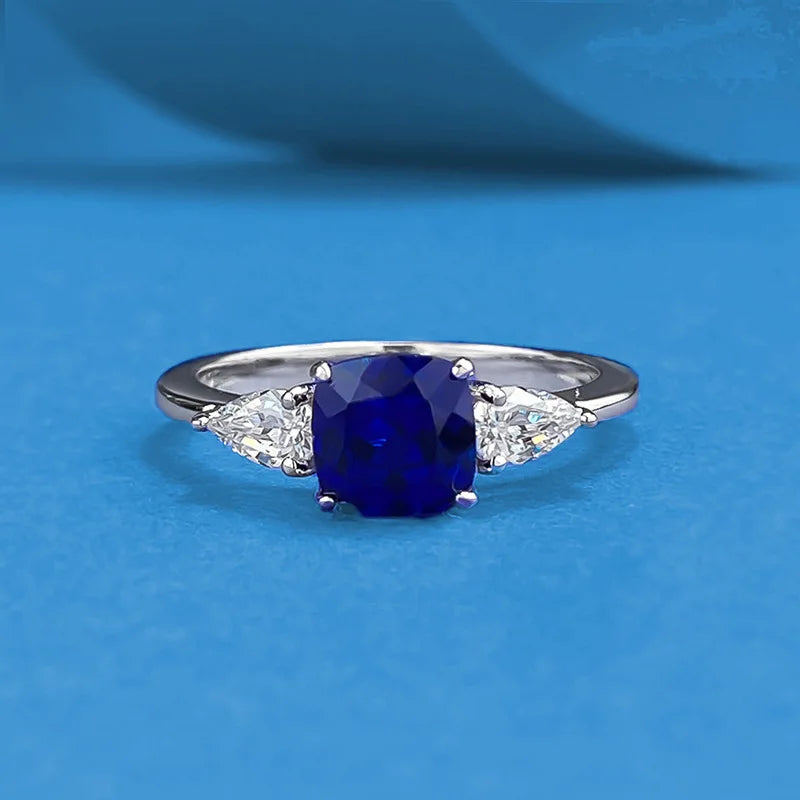 Trendy Design 925 Sterling Silver 5A 8A Cubic Zirconia Ring Engagement Wedding Rings Custom Fine Jewelry Manufacturing Supplies