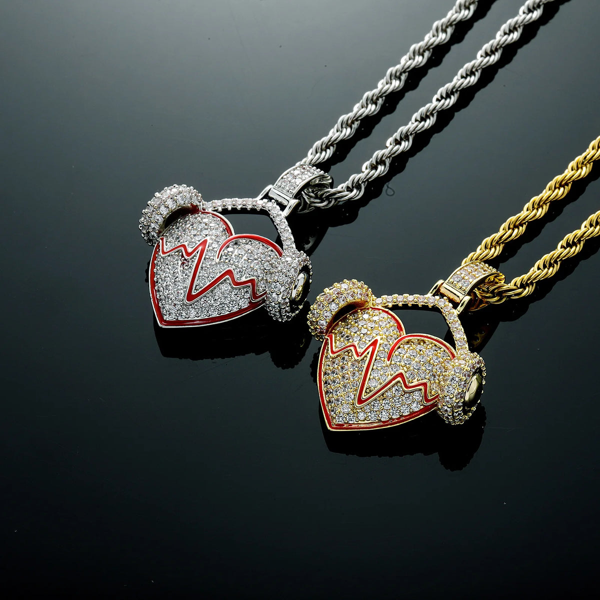 Custom Made Iced Out Chain Pendant Personalized Initial Letter Necklace 14k 18k Gold Plated Copper Hip Hop Charms Rapper Jewelry