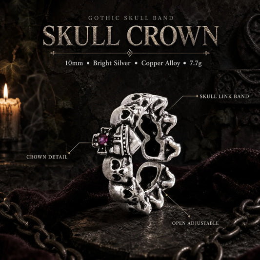 NEWLiFE REBEL Skull Ring in Copper