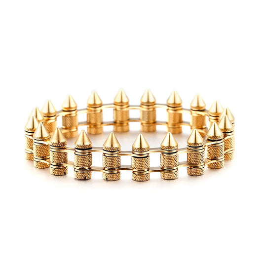 NEWLiFE REBEL Latitude Wave Stainless Steel Bracelet