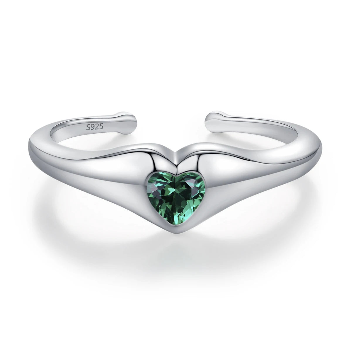 Elegant Women 925 Sterling Silver Emerald 5A 8A Cubic Zirconia Ring Promise Wedding Rings Custom Jewelry Manufacturing OEM/ODM