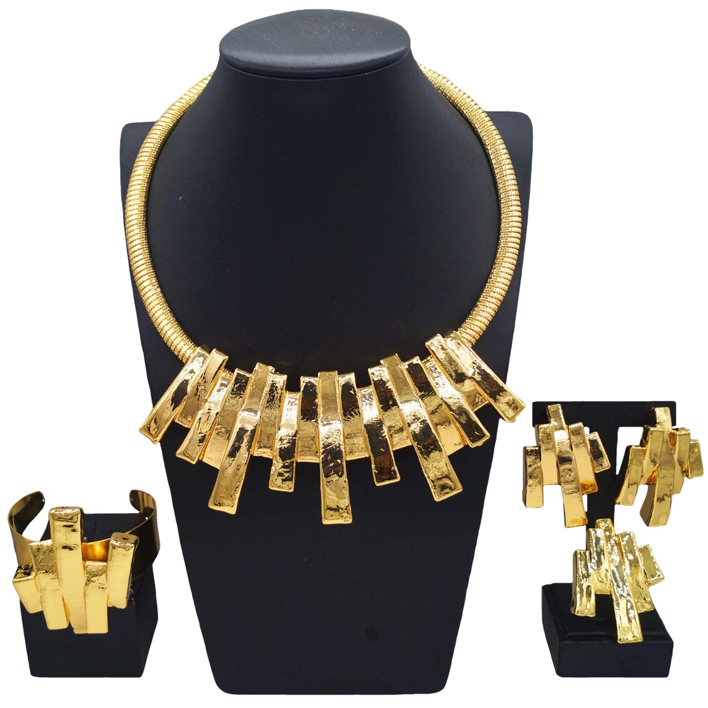 Zhuerrui Fashion Simple Jewelry Four Sets of Personalized Jewelry Charm Temperament Dubai Style Factory Direct SalesHK0222
