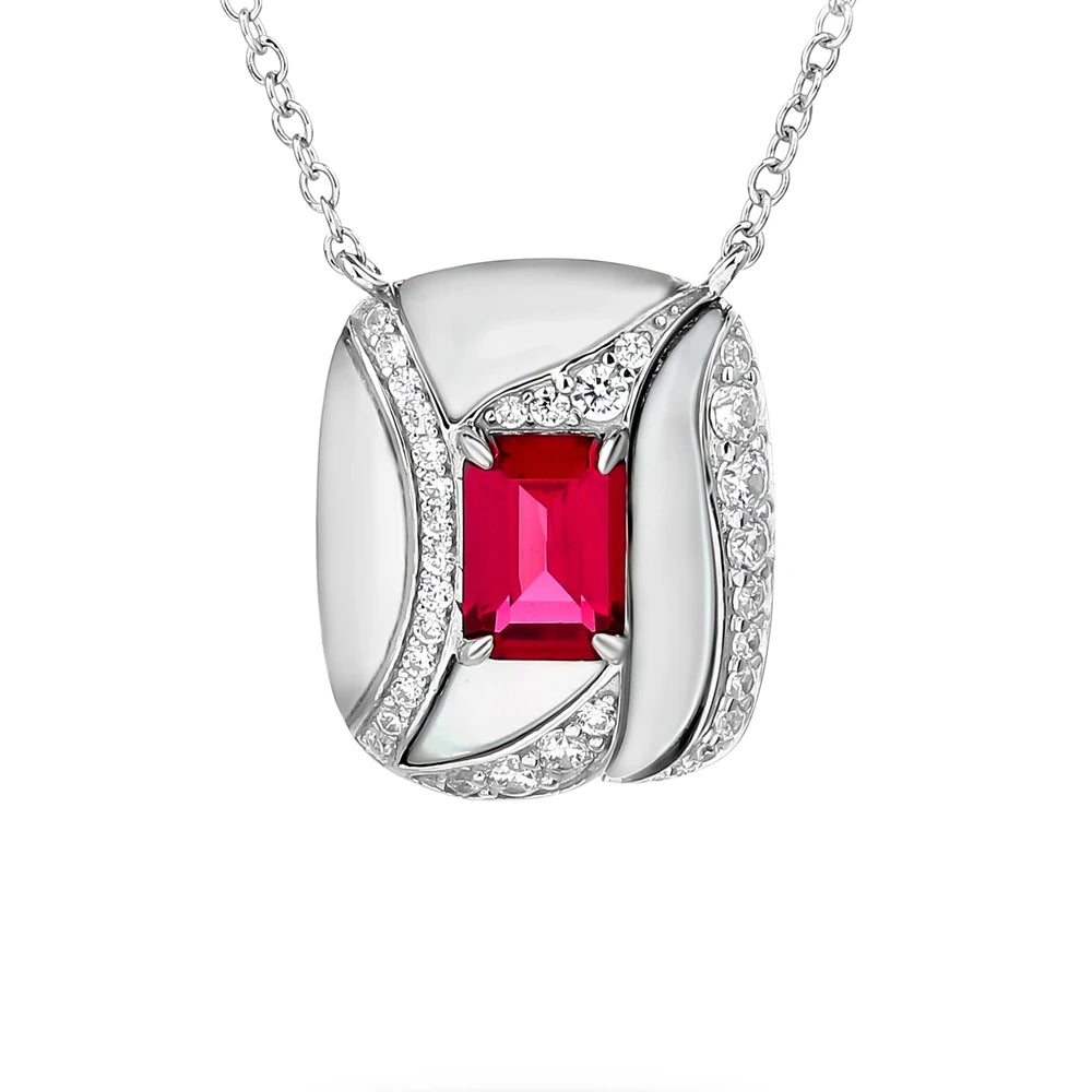MuShan Jewelry Factory 925 Sterling Silver Necklace for Women High End High Carbon Diamond Cross Border Bestseller