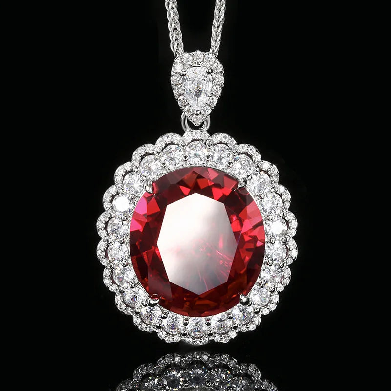 Gemfiori Luxurious Exquisite Petal Bridal Necklace Ring Wedding Dress Accessories Women's Fashion Shining Zircon Design Jewelry Set