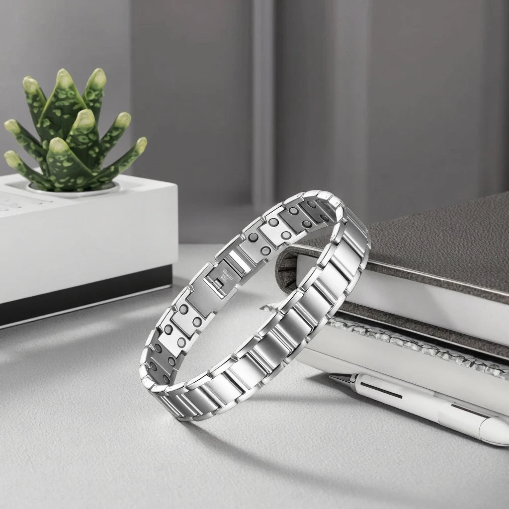 NewLife - Magnetic Stainless Steel Adjustable Bangle