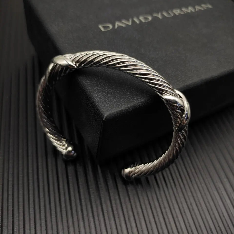 FASHIONISTA DY High-Quality Silver X Bracelet, Luxurious Unisex Gold XX Classic Bracelet, Jewelry