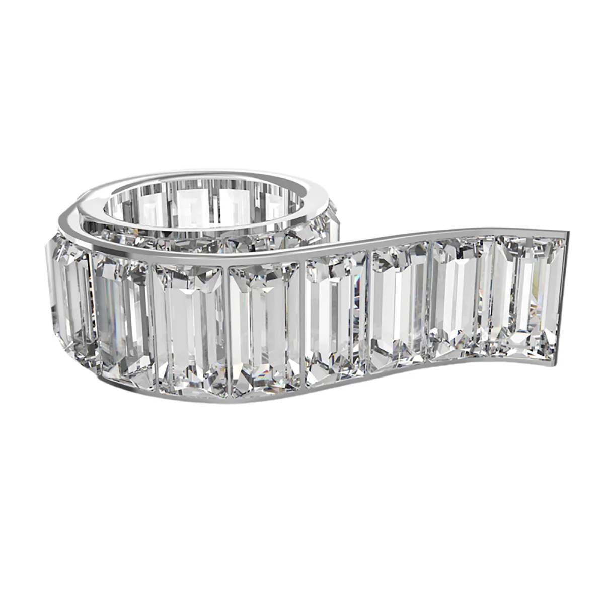 S&S Elegant Vintage Luxury Band Ring with Zircon Stylish Accessory for Weddings Engagements Parties & Anniversary Gifts