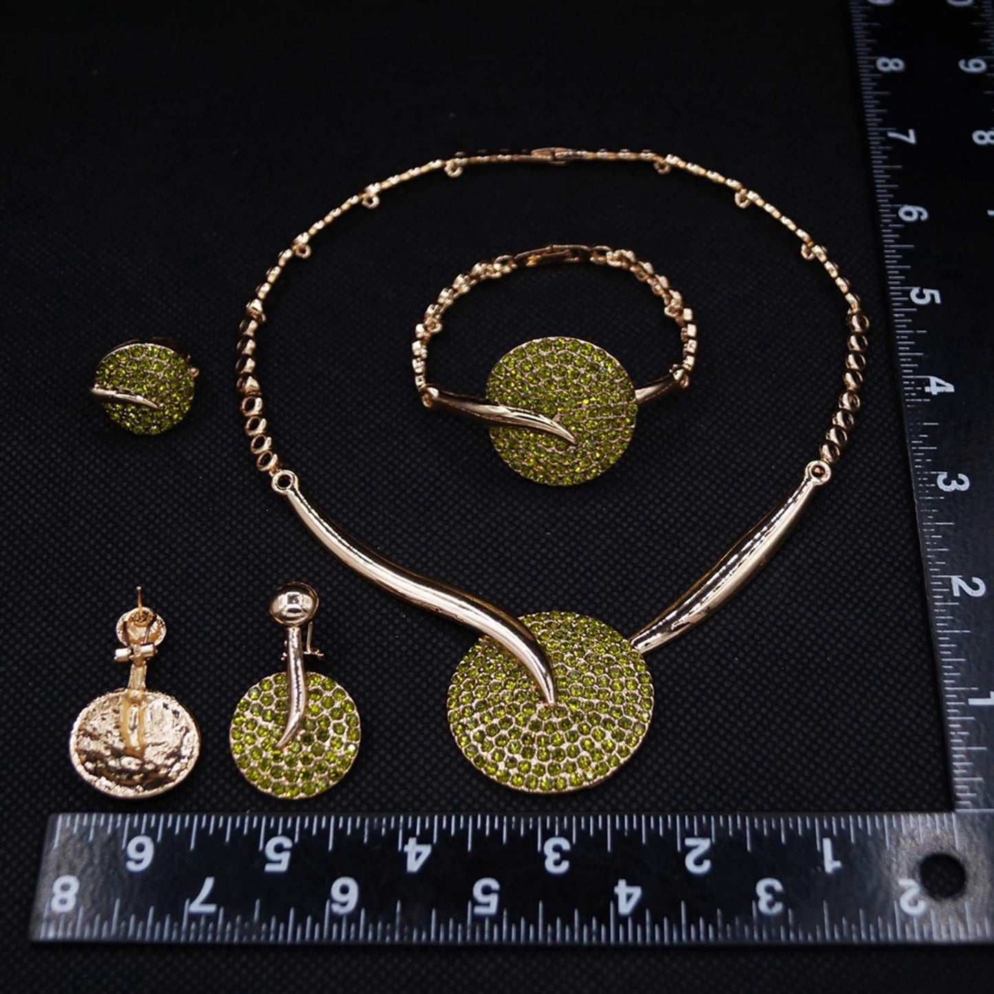 Zhuerrui Available Pendant Gold Jewelry Sets Favors Two Color Bead Necklace Jewelry Set High-end Woman Birthday Gifts HC23196