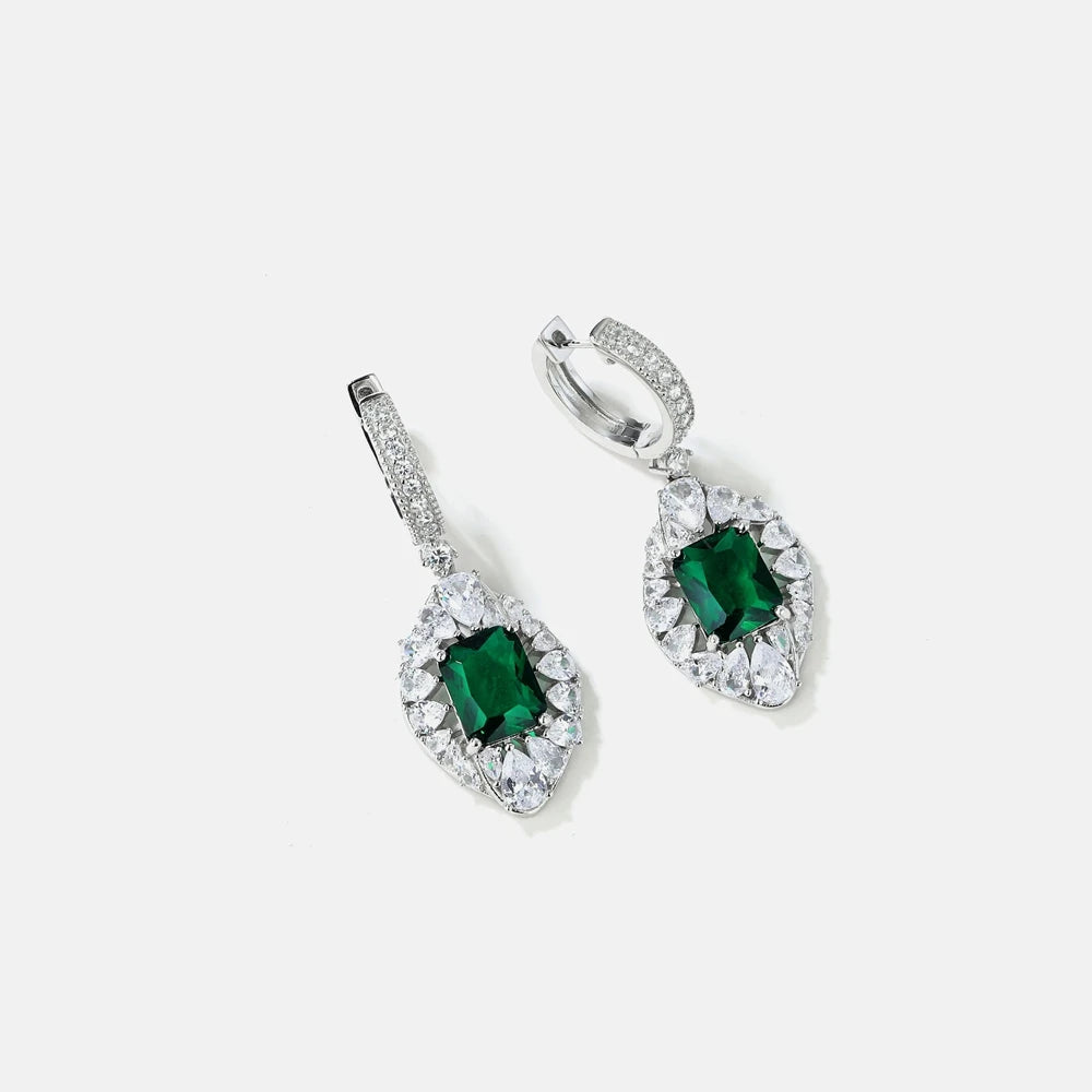 MUSHAN Jewelry Factory Pure Silver Stud Earrings With High End Feel Electroplated Gold High Carbon Diamond Jewelry