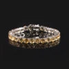 ArtistA Abiding OEM ODM Colored Gemstone 5MM 7IN 11g 925 Silver Garnet Citrine Peridot Topaz Natural Gemstone Tennis Bracelet