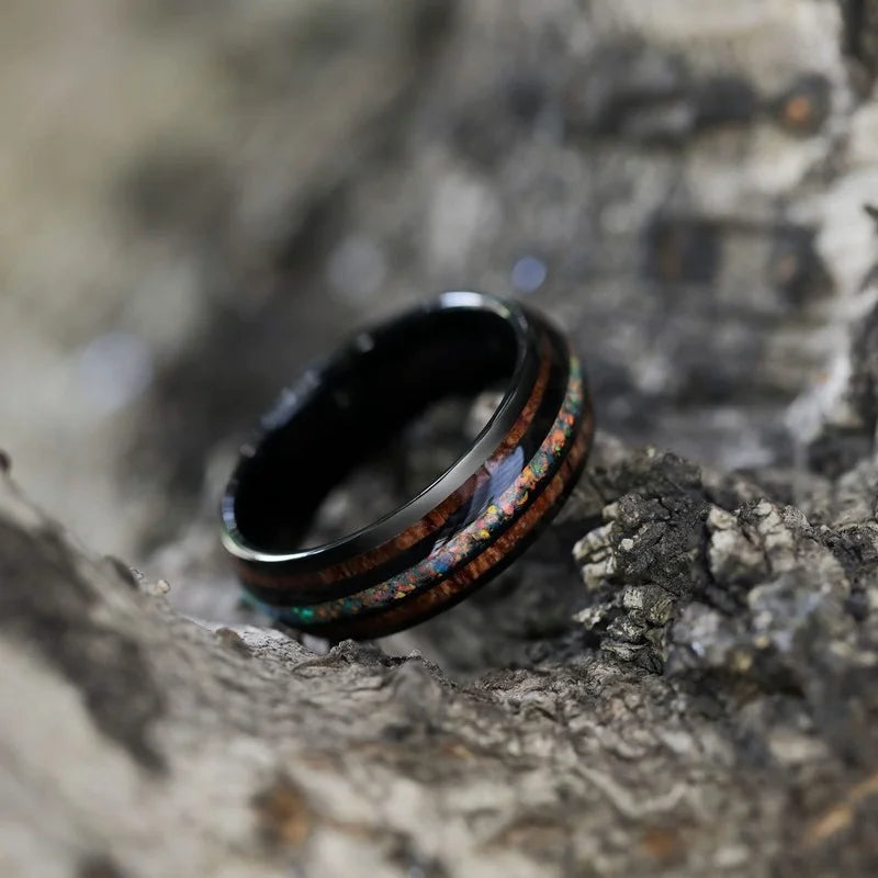 NEWLiFE REBEL 8mm Black Tungsten Ring